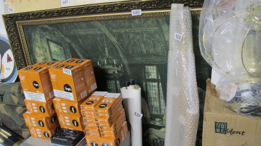Lot 540: Large framed picture