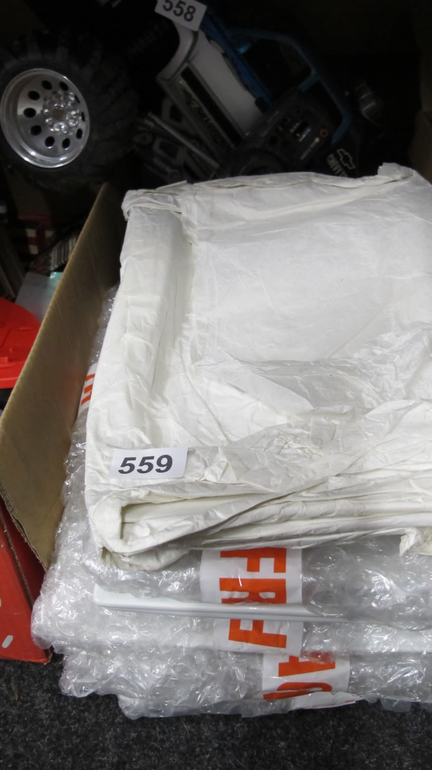 Lot 559: collection of new square dinner plates