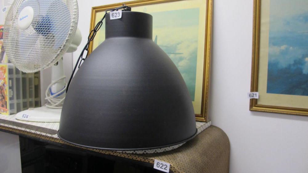 Lot 623: Industrial style light fitting