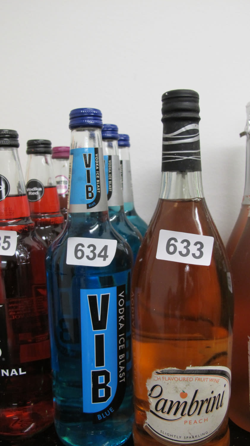 Lot 634: Bottles of Vodka Ice Blast