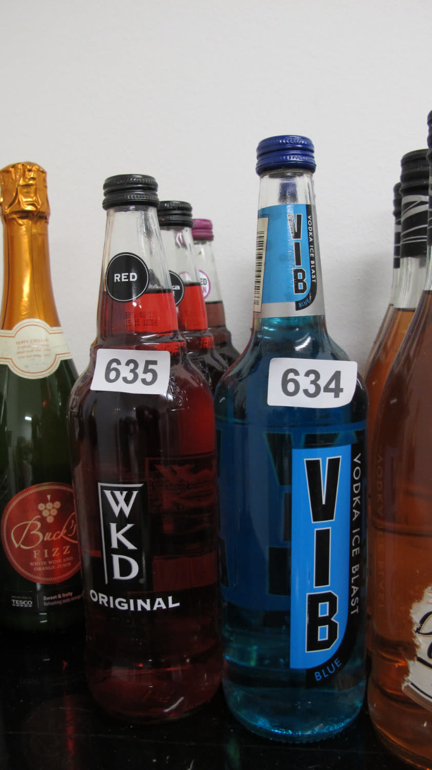 Lot 635: Bottles of WKD