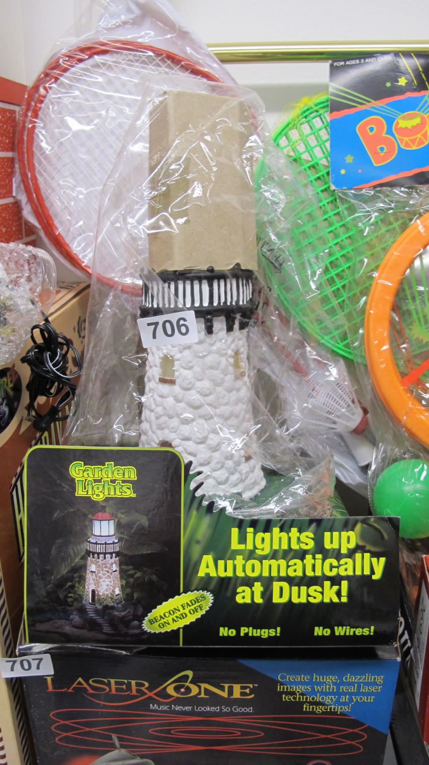 Lot 706: Light house garden light