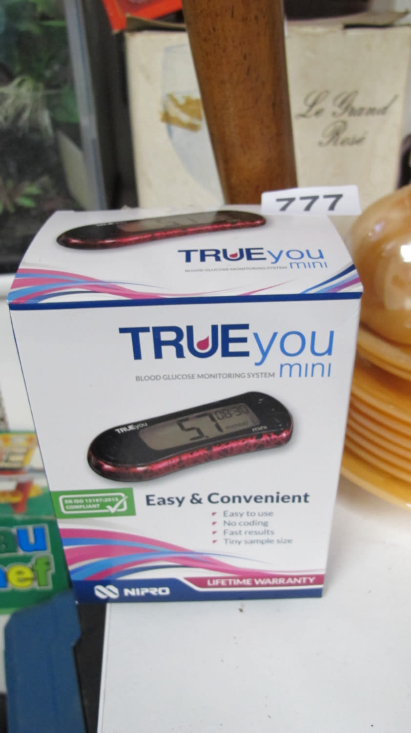 Lot 777: Blood glucose monitor