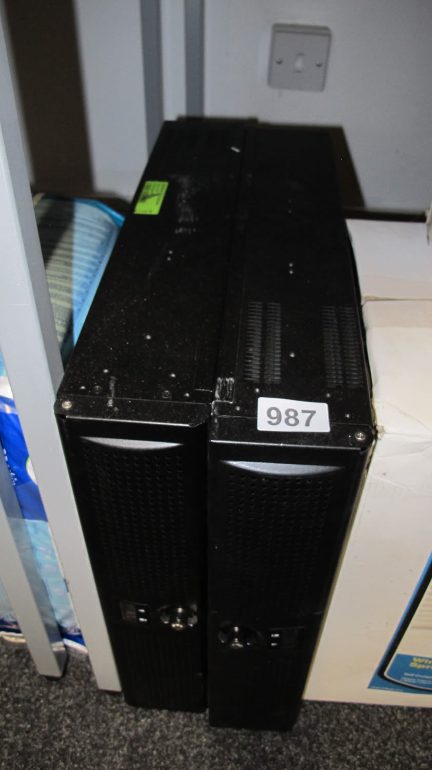 Lot 987: two computer servers