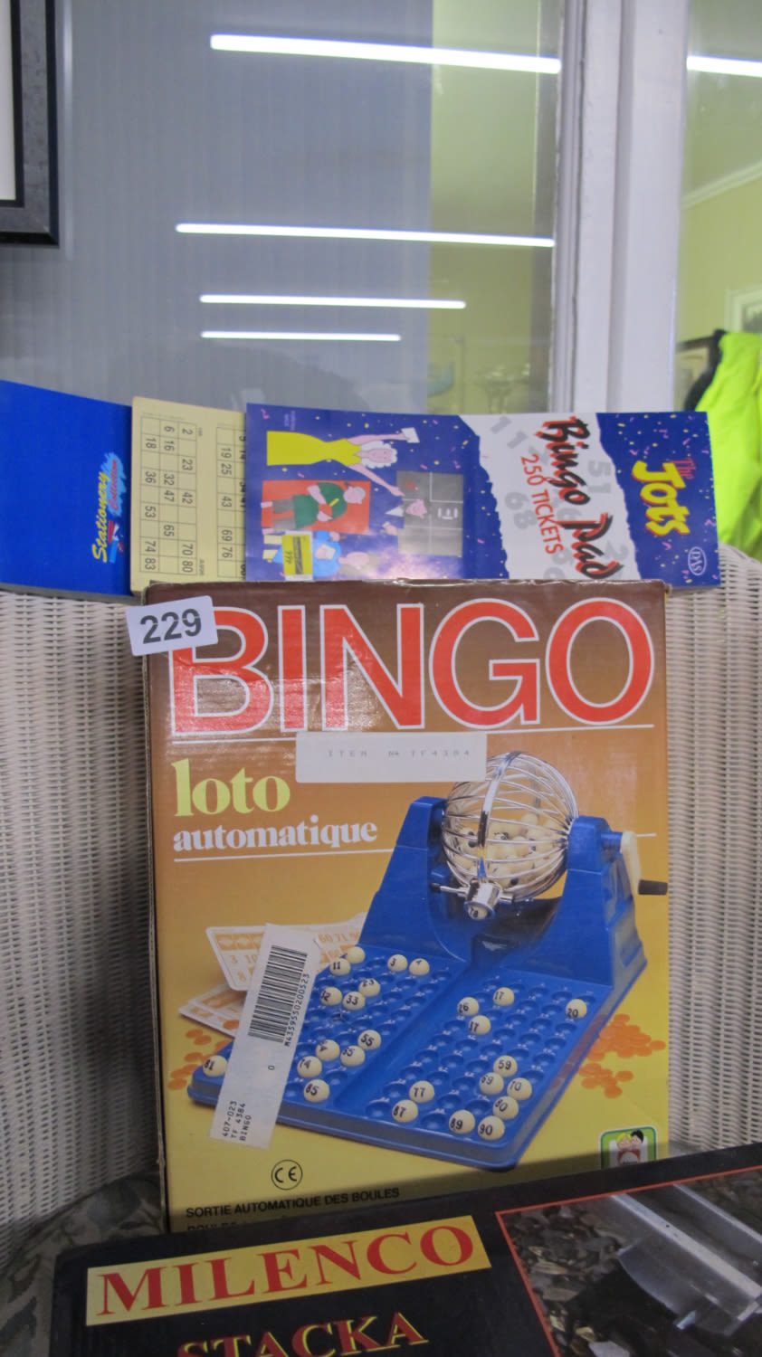 Lot 229: Bingo game