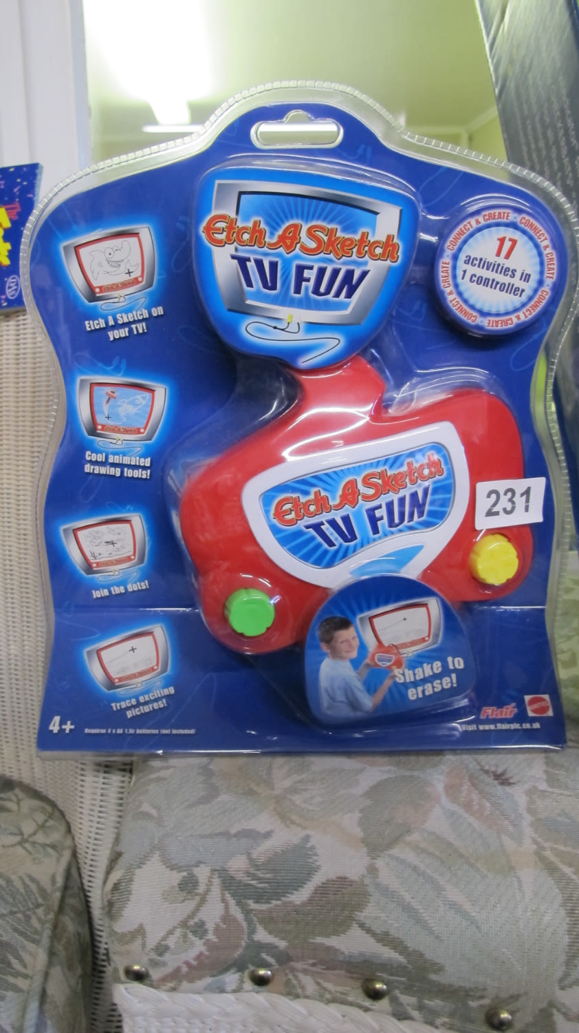 Lot 231: Brand new old stock Etch A Sketch TV...