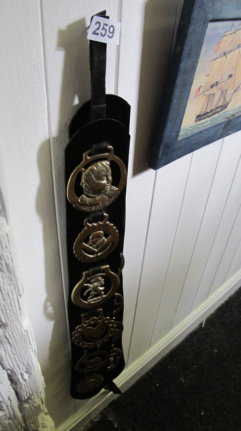 Lot 259: 2 Horse brasses