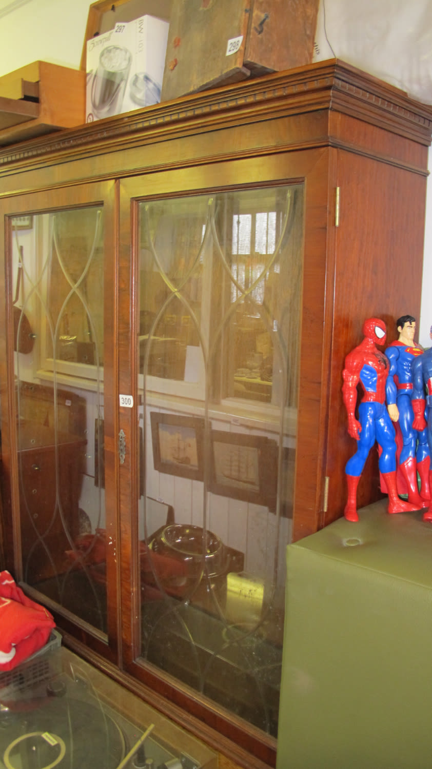 Lot 300: Vintage display cabinet