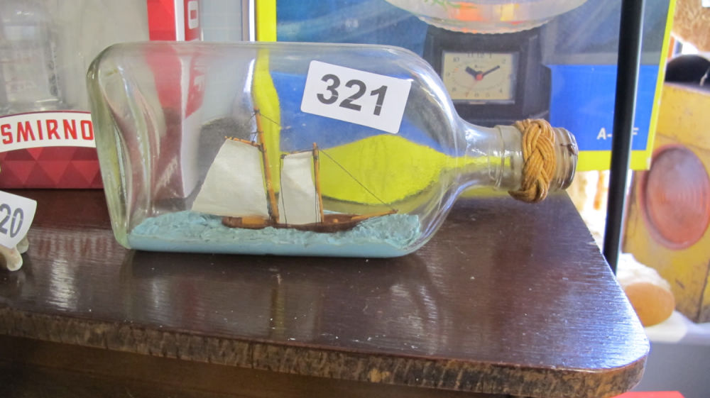 Lot 321: Ship in a bottle