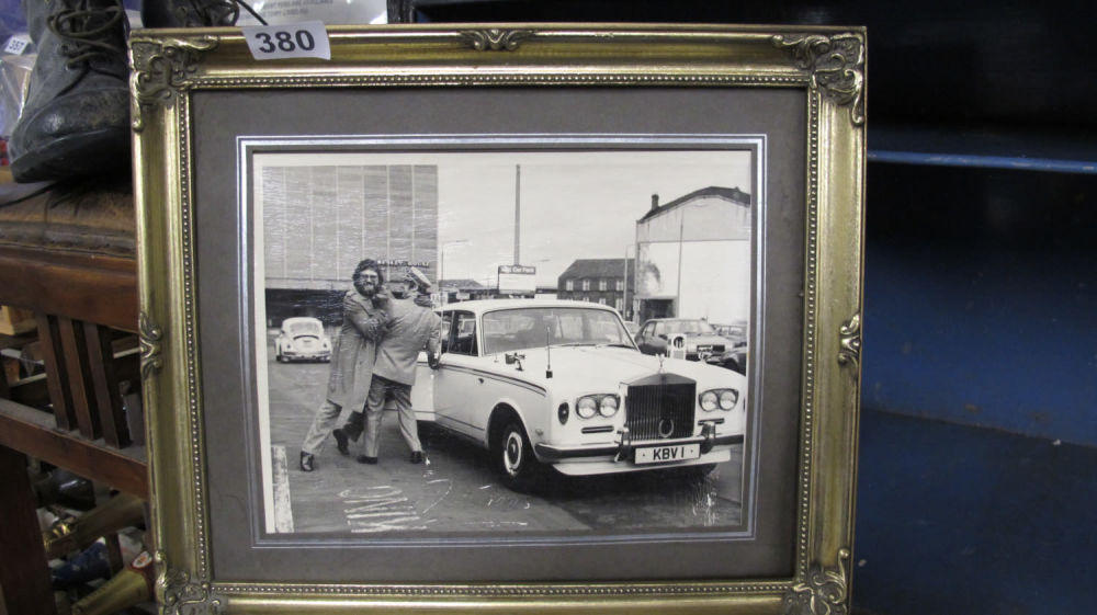 Lot 380: Dave Lee Travis photograph