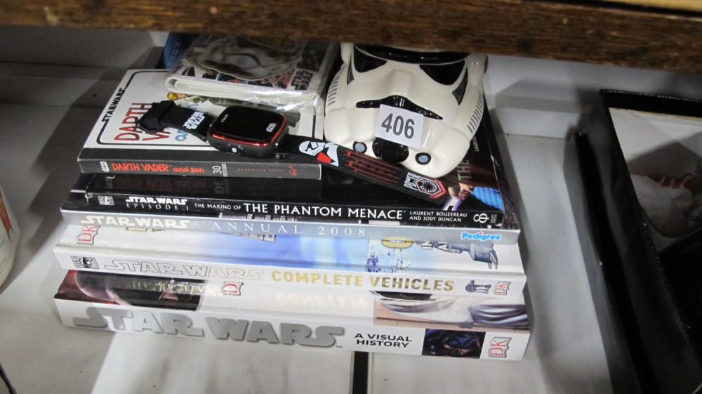 Lot 406: Star Wars items