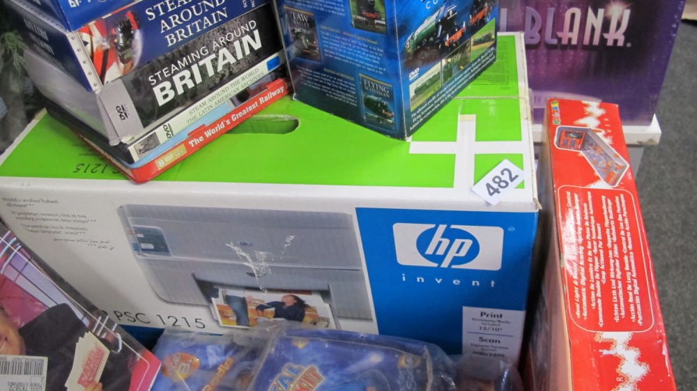 Lot 482: Boxed HP printer