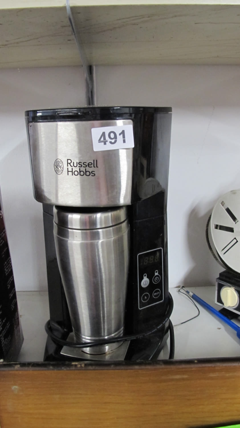 Lot 491: Russell Hobbs coffee maker