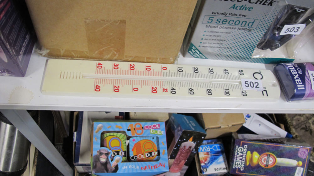 Lot 502: Greenhouse thermometer