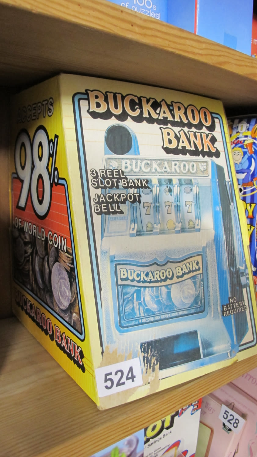 Lot 524: Slot machine money box