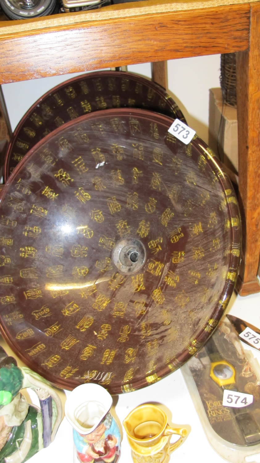 Lot 573: Oriental themed sinks
