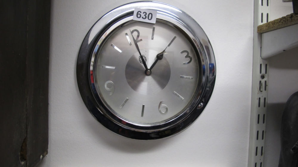 Lot 630: Wall clock