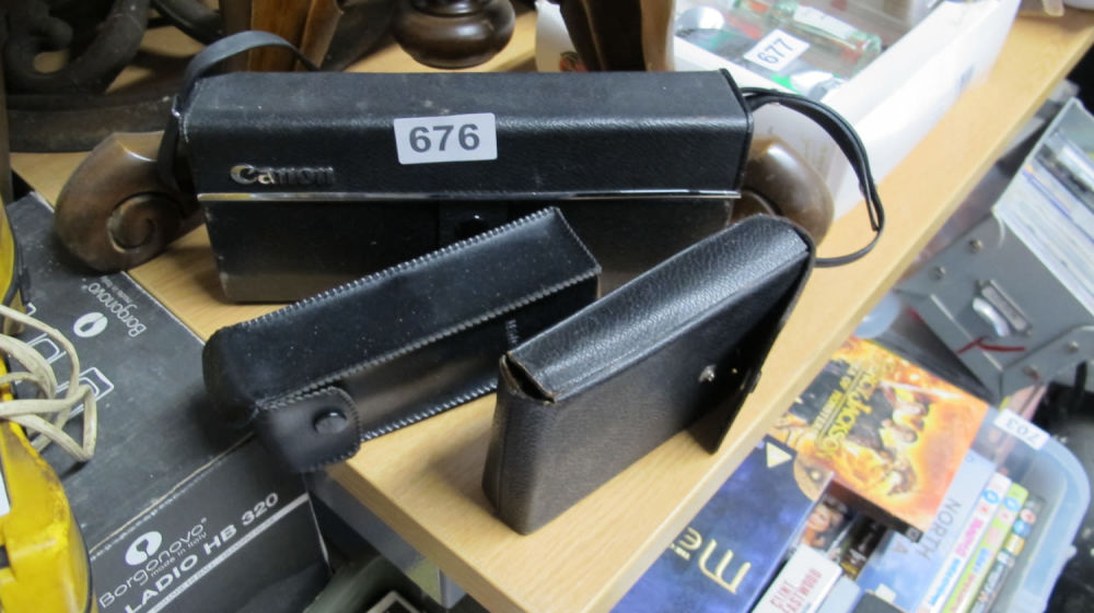 Lot 676: Canon cameras