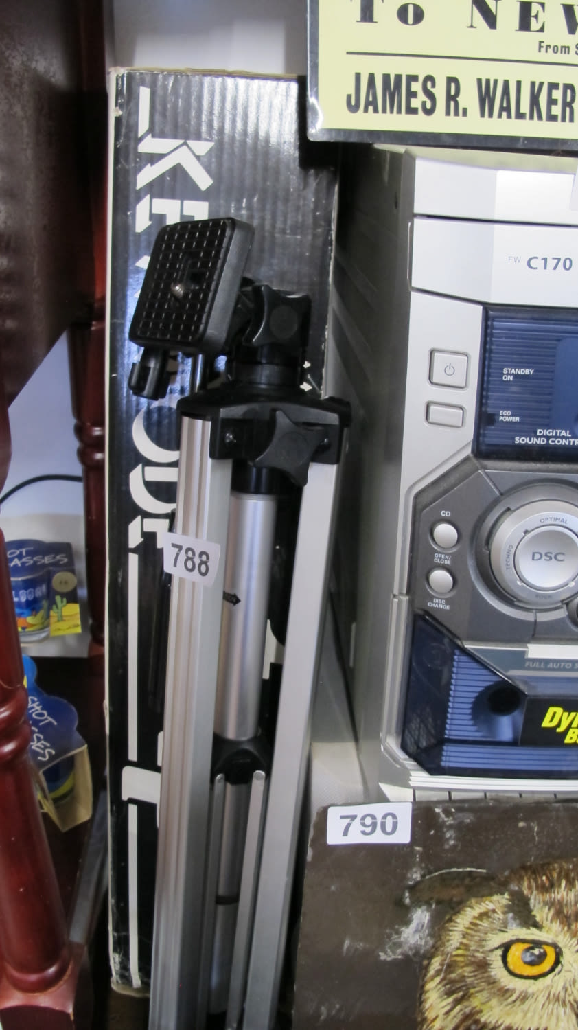 Lot 788: Camera tripod