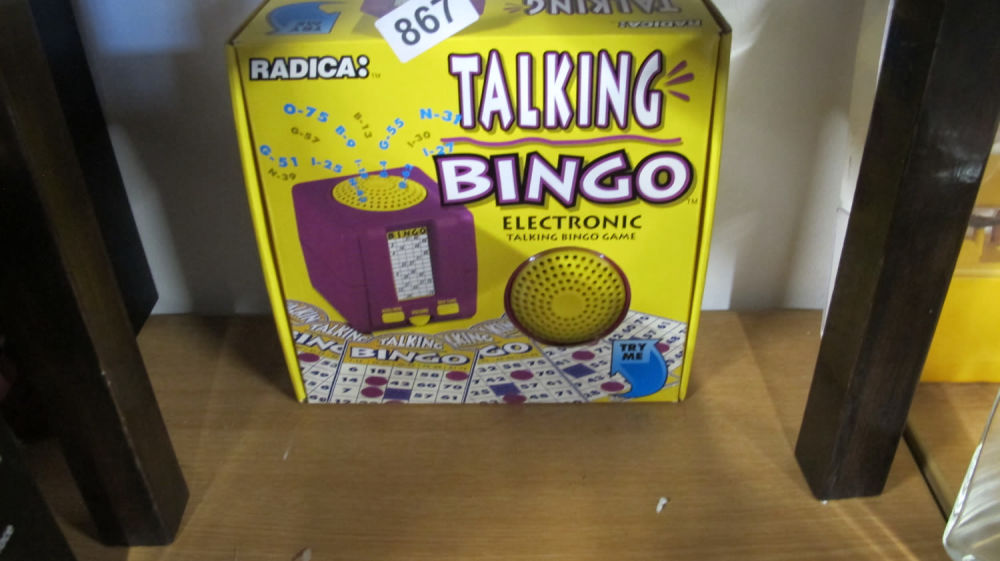 Lot 867: Talking bingo