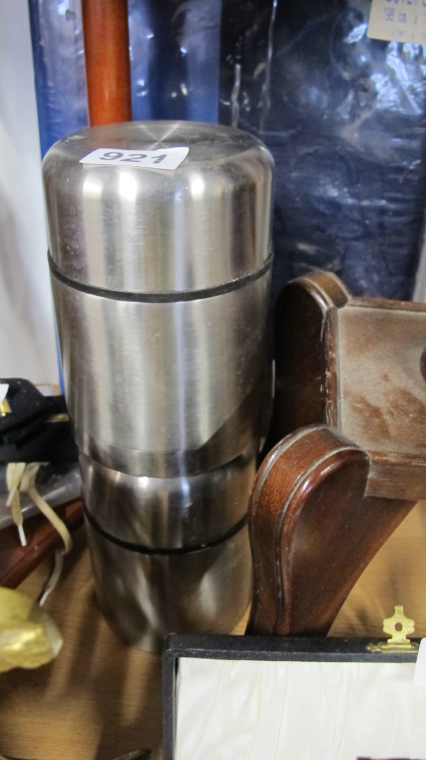 Lot 921: 2 small flasks