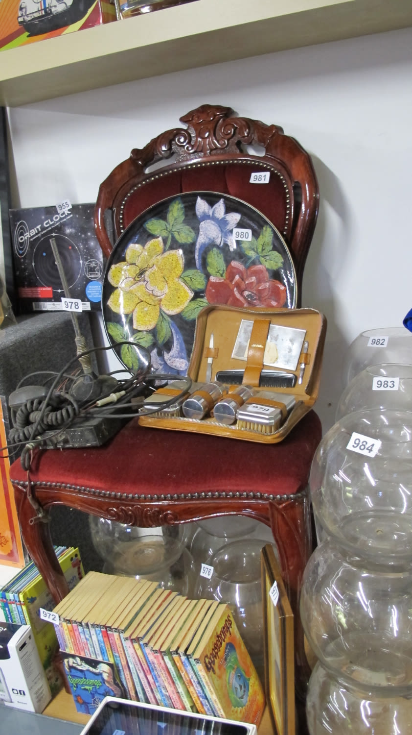Lot 981: Upholstered chair