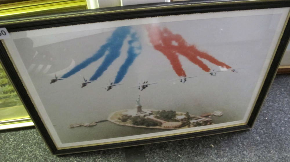 Lot 1050: picture of jets flying over the Empire State...