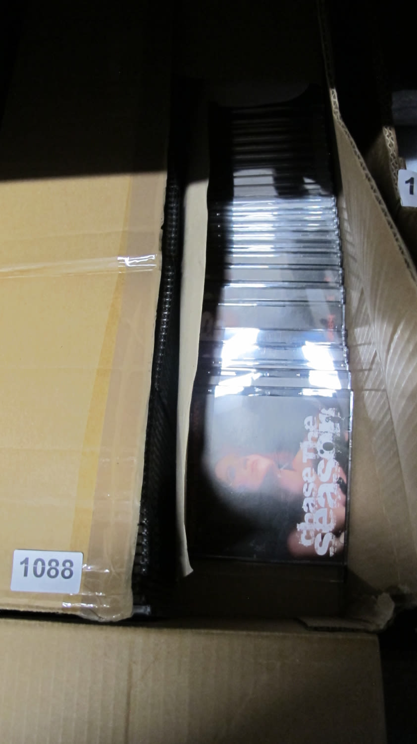 Lot 1088: box full of chase the seasons CDS