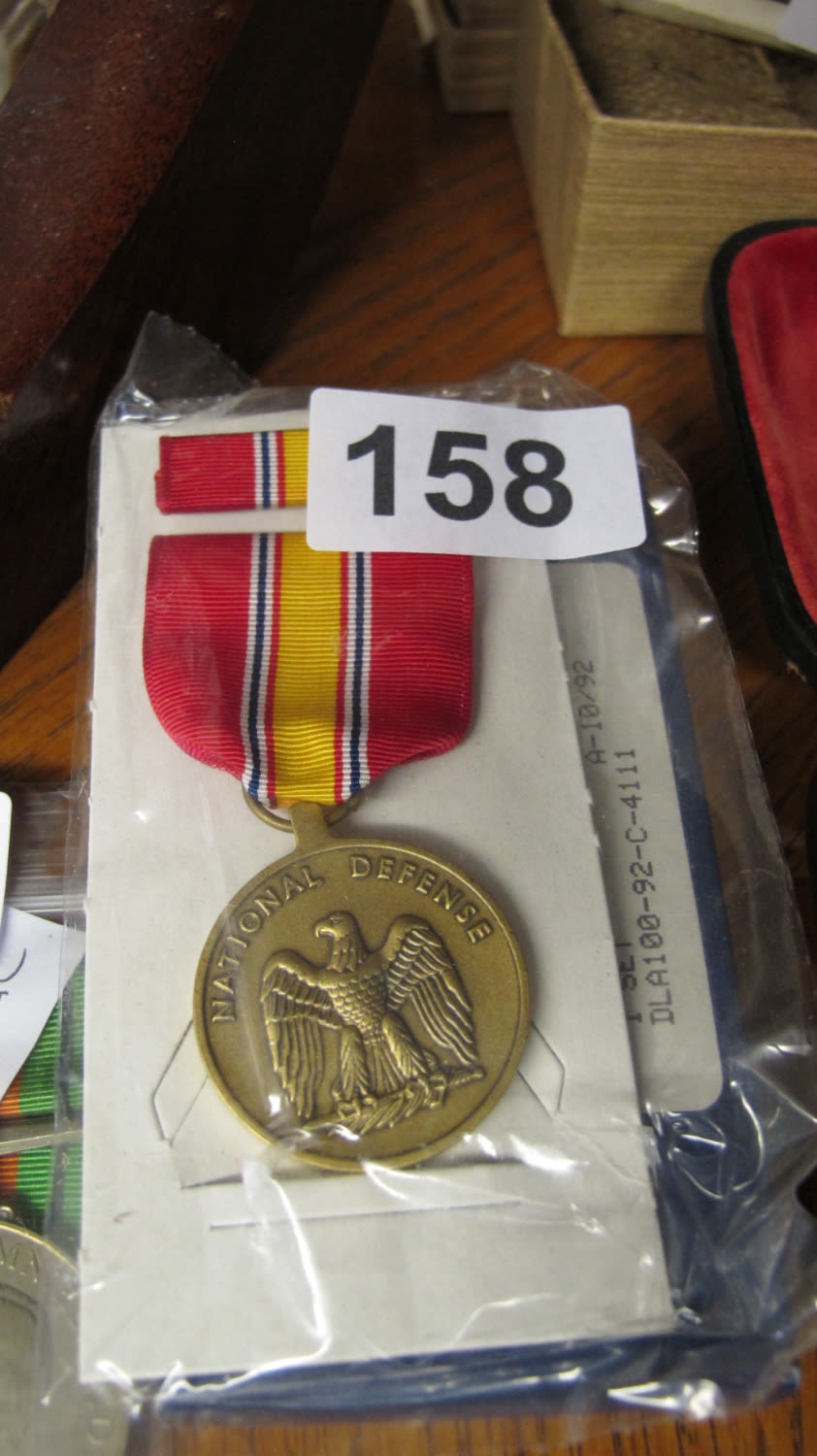 Lot 158: National Defense medal