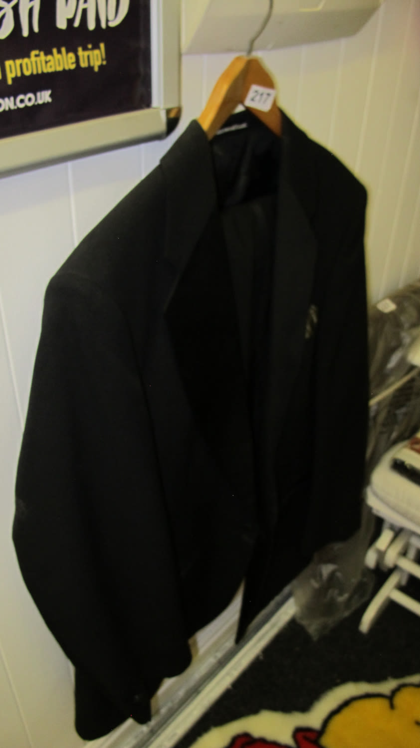 Lot 217: Suit dinner jacket and trousers size L