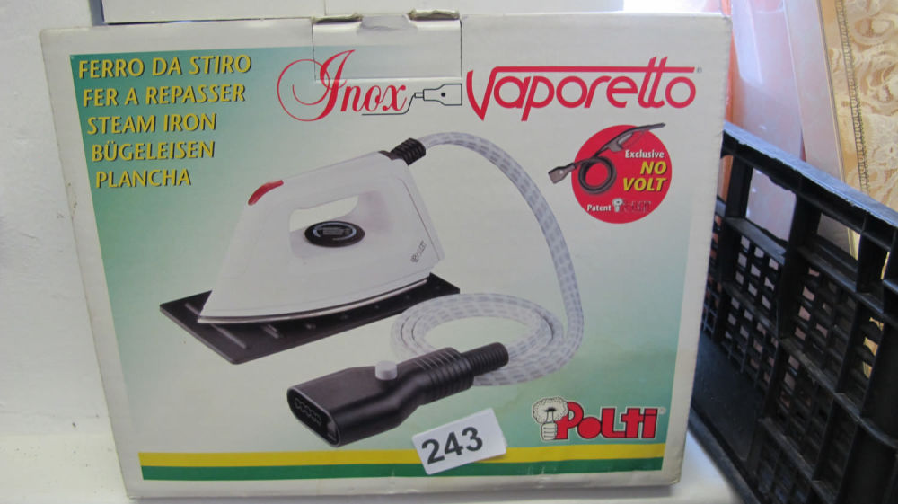 Lot 243: Polti steam iron 