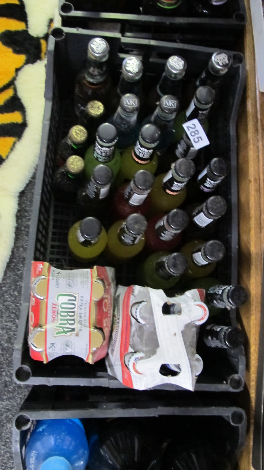 Lot 285: A quantity of alcohol