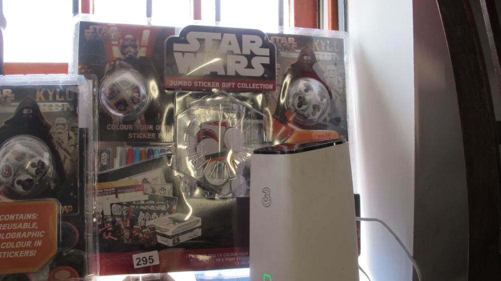 Lot 295: Star Wars sticker gift set