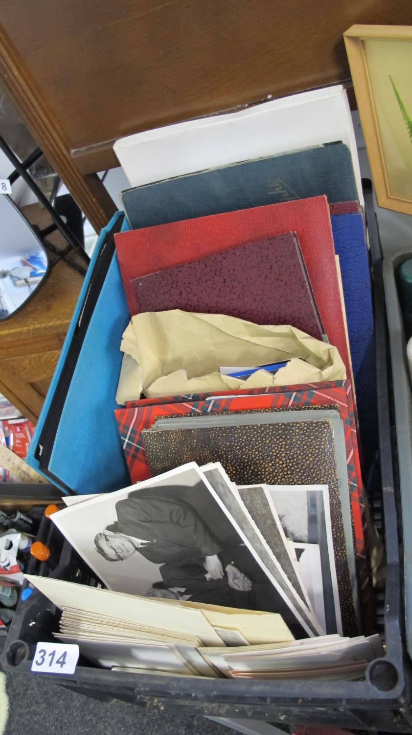 Lot 314: Quantity of interesting vintage photographs and ephemera