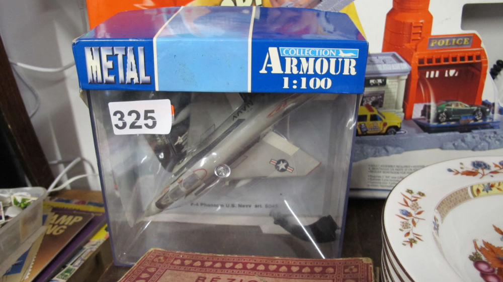 Lot 325: Die cast metal plane