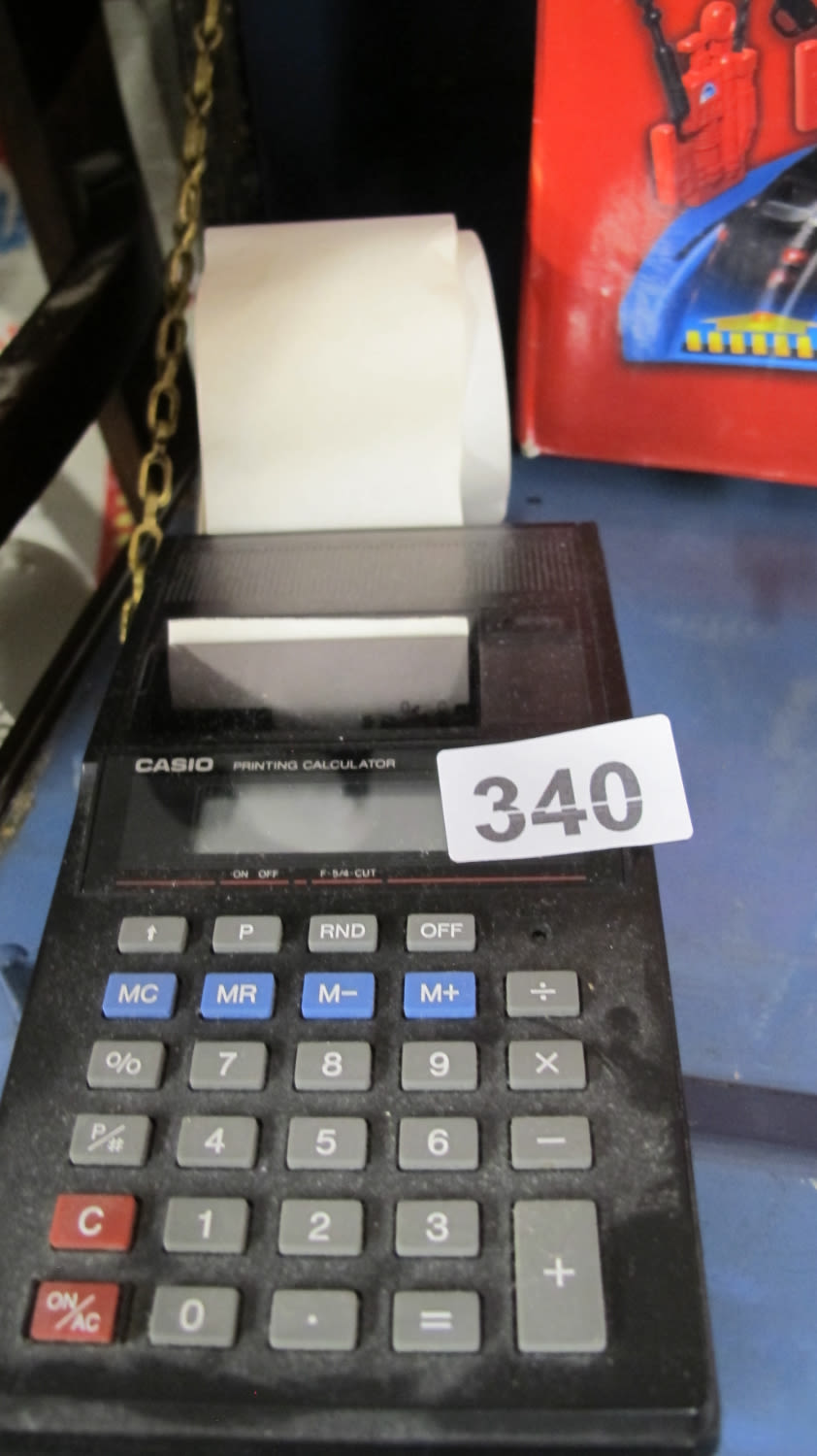 Lot 340: Casio printing calculator