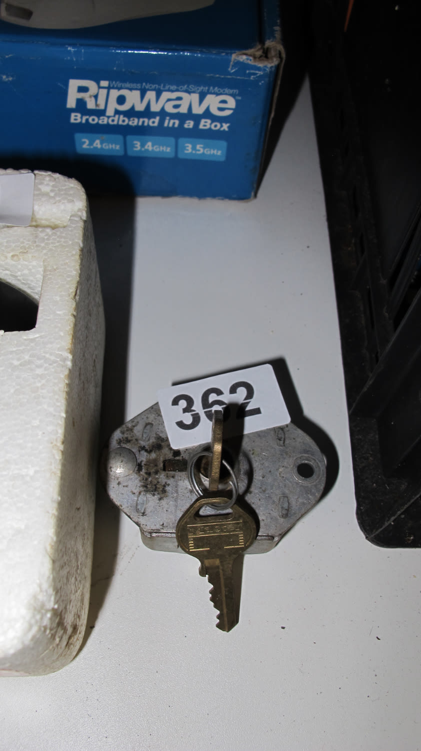 Lot 362: Large padlock