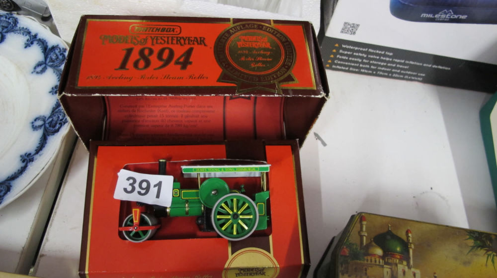 Lot 391: Matchbox models of yesteryears steam engine