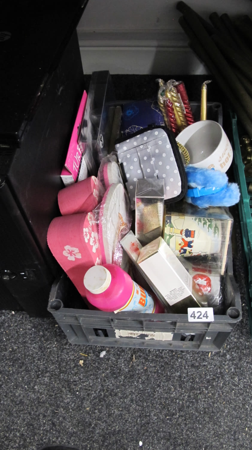 Lot 424: Box of misc