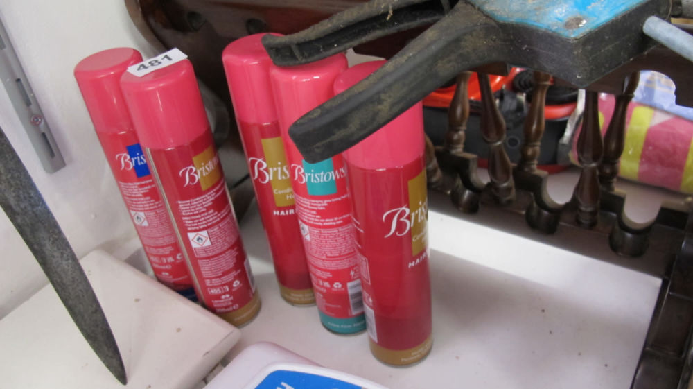 Lot 481: Bristows hair spray