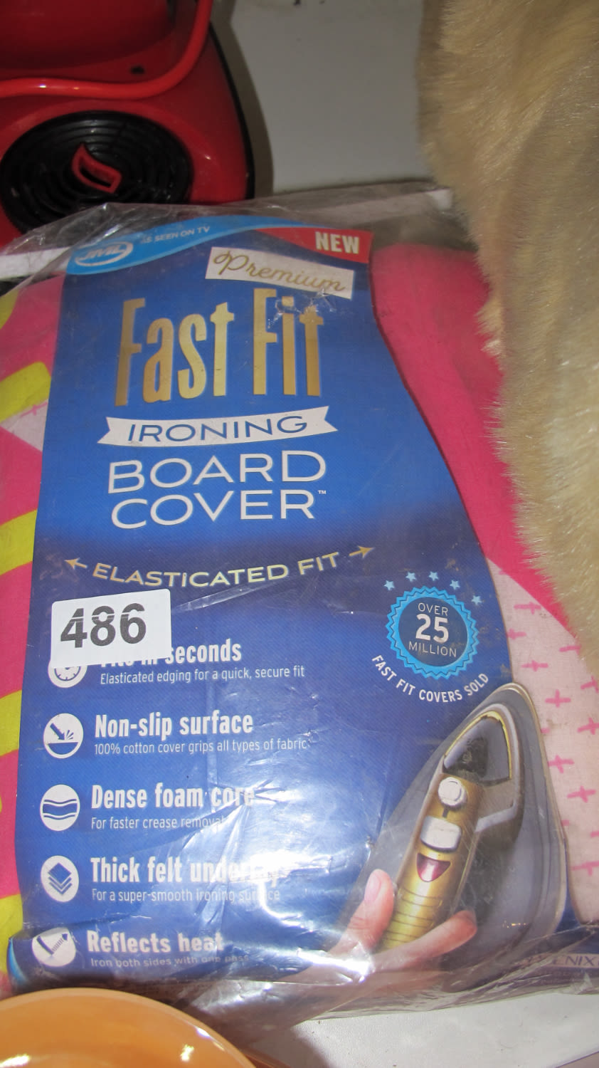Lot 486: Ironing board cover