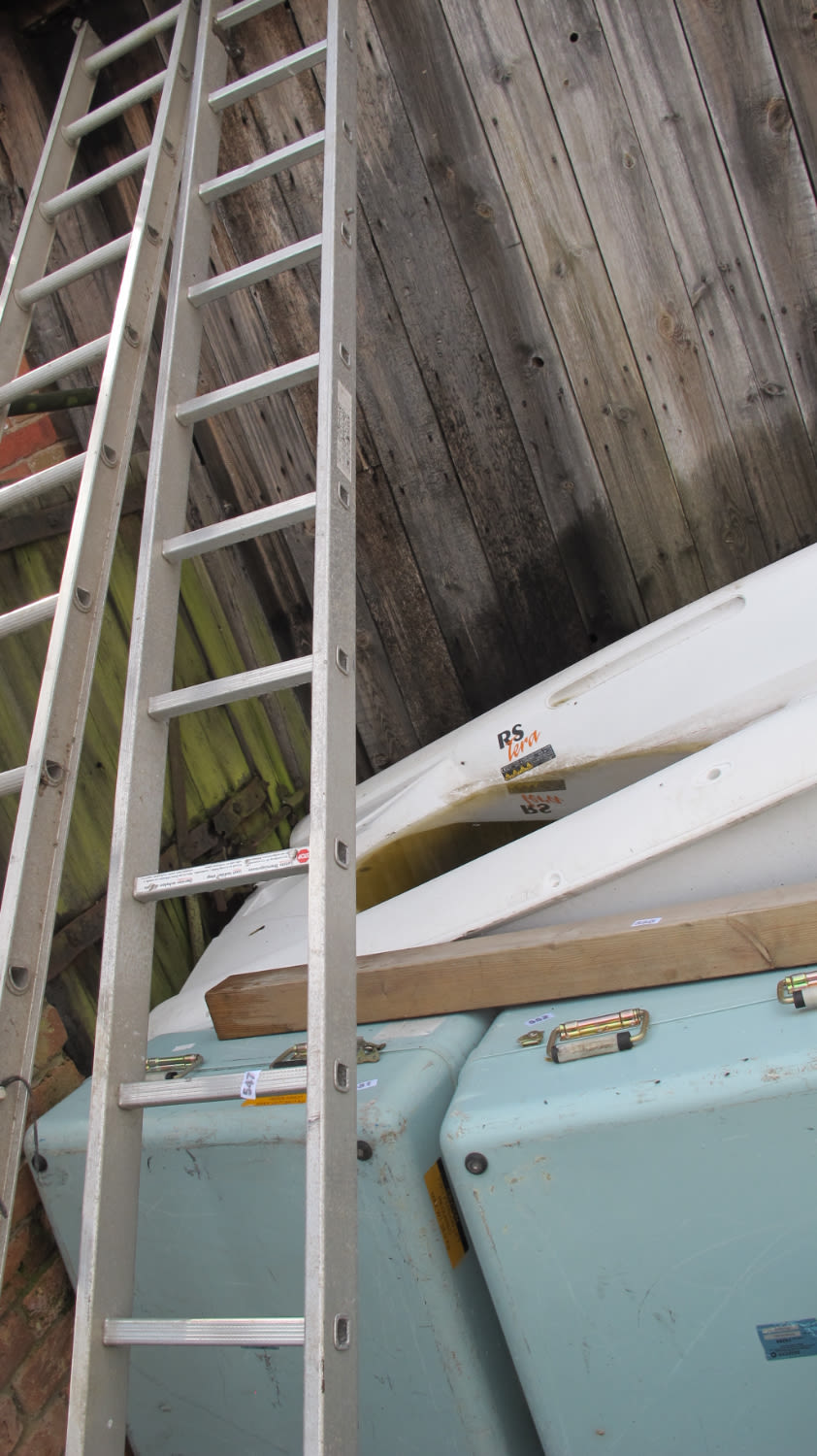 Lot 547: Aluminium ladder