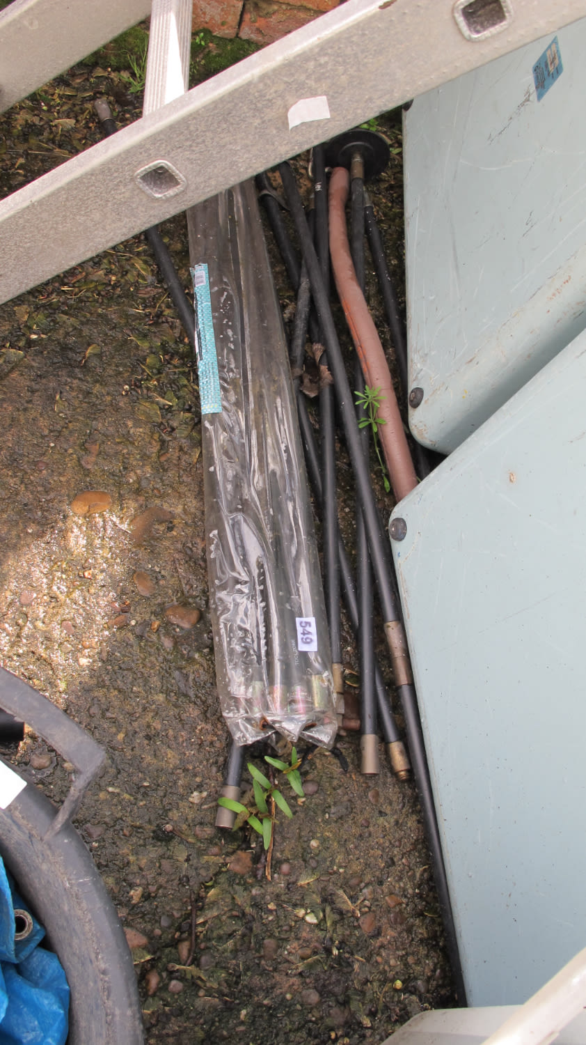 Lot 549: Drain rods
