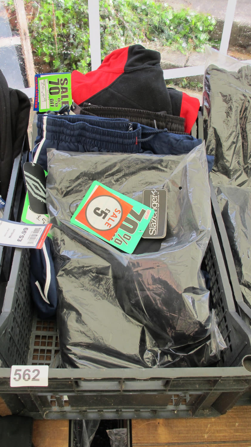 Lot 562: Brand new sports clothing