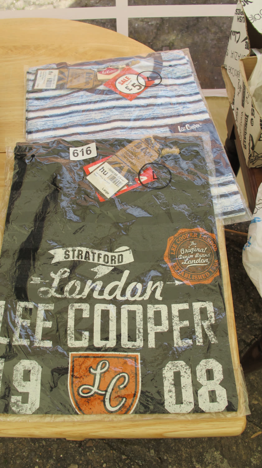 Lot 616: 2 Lee Cooper shirts