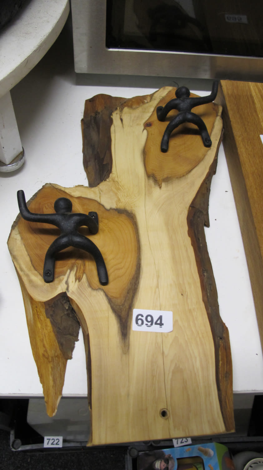 Lot 694: Unusual coat hooks