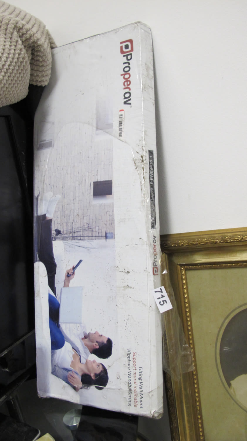 Lot 715: Tilting TV wall mount