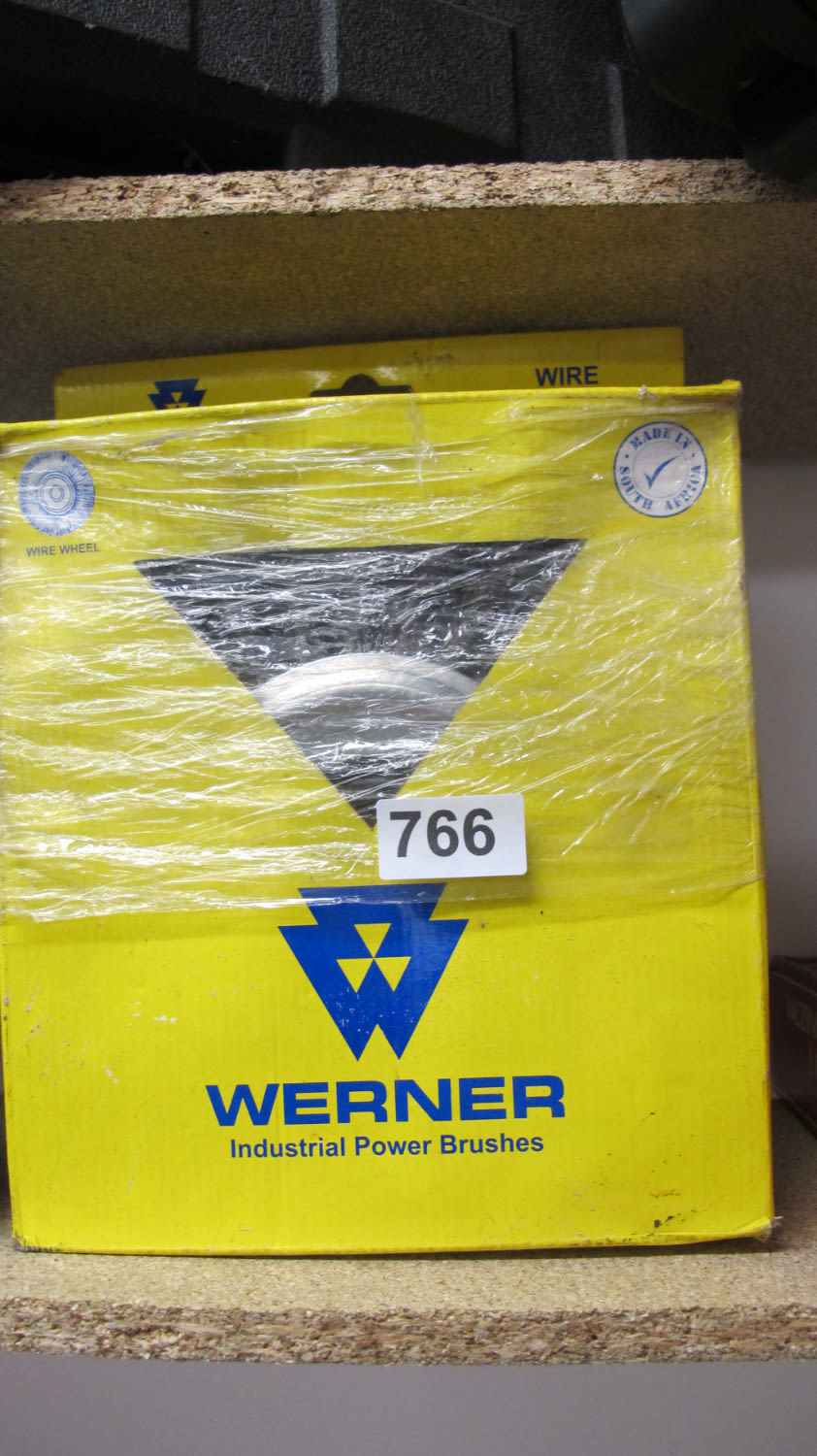 Lot 766: Werner wire wheel power brush