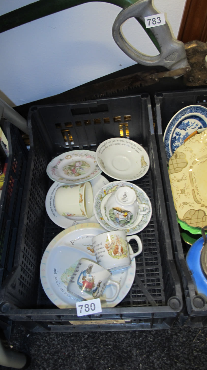 Lot 780: A quantity of Bunnykins pottery