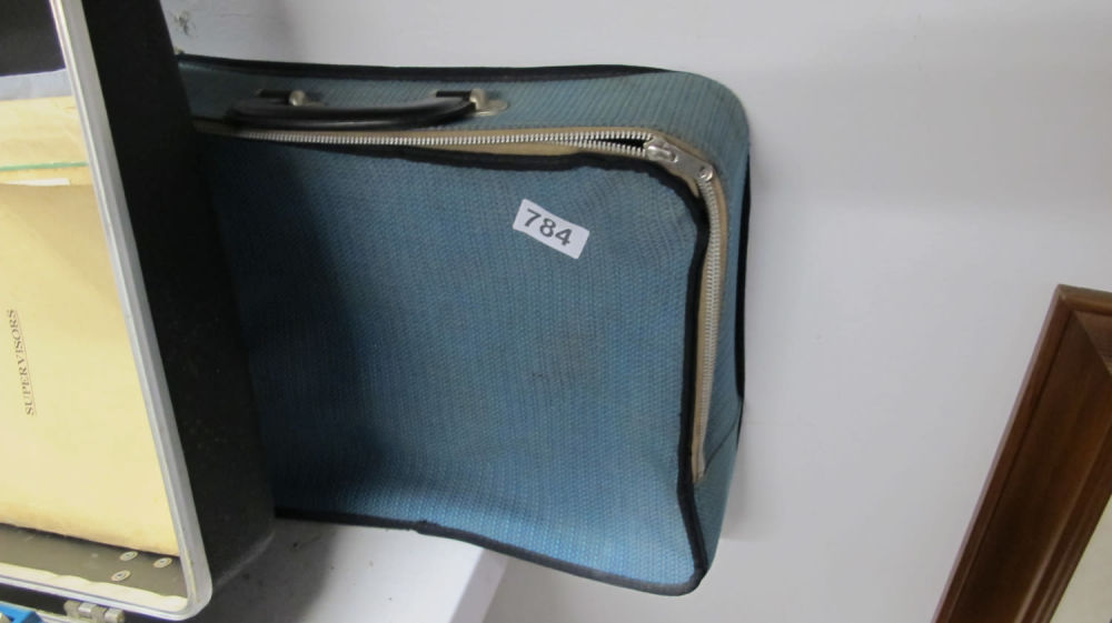 Lot 784: A vintage suitcase